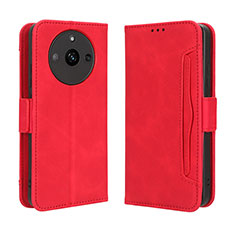 Leather Case Stands Flip Cover Holder BY3 for Realme Narzo 60 5G Red