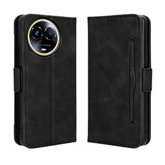 Leather Case Stands Flip Cover Holder BY3 for Realme V50 5G Black