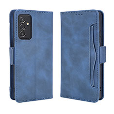 Leather Case Stands Flip Cover Holder BY3 for Samsung Galaxy A15 LTE Blue