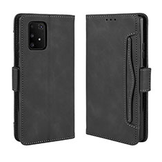 Leather Case Stands Flip Cover Holder BY3 for Samsung Galaxy S10 Lite Black