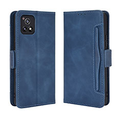 Leather Case Stands Flip Cover Holder BY3 for Vivo Y52s 5G Blue