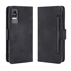 Leather Case Stands Flip Cover Holder BY3 for Xiaomi Civi 1S 5G Black