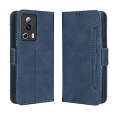 Leather Case Stands Flip Cover Holder BY3 for Xiaomi Civi 2 5G Blue