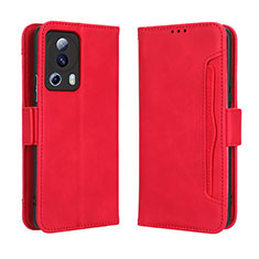 Leather Case Stands Flip Cover Holder BY3 for Xiaomi Civi 2 5G Red