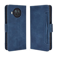 Leather Case Stands Flip Cover Holder BY3 for Xiaomi Mi 10T Lite 5G Blue