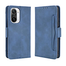 Leather Case Stands Flip Cover Holder BY3 for Xiaomi Mi 11i 5G Blue