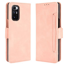 Leather Case Stands Flip Cover Holder BY3 for Xiaomi Mix Fold 5G Pink