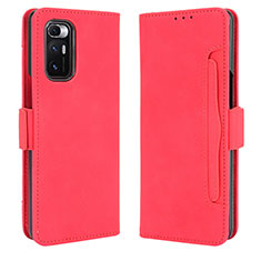 Leather Case Stands Flip Cover Holder BY3 for Xiaomi Mix Fold 5G Red