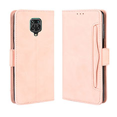 Leather Case Stands Flip Cover Holder BY3 for Xiaomi Poco M2 Pro Pink