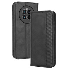 Leather Case Stands Flip Cover Holder BY4 for Huawei Mate 50 Black