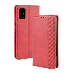 Leather Case Stands Flip Cover Holder BY4 for Samsung Galaxy S20 Red