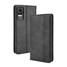 Leather Case Stands Flip Cover Holder BY4 for Xiaomi Civi 1S 5G Black