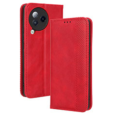 Leather Case Stands Flip Cover Holder BY4 for Xiaomi Civi 3 5G Red