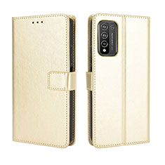 Leather Case Stands Flip Cover Holder BY5 for Huawei Honor 10X Lite Gold