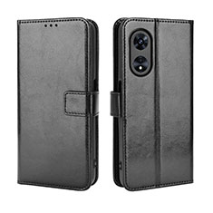 Leather Case Stands Flip Cover Holder BY5 for Huawei Honor X5 Plus Black