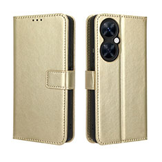 Leather Case Stands Flip Cover Holder BY5 for Huawei Nova 11i Gold