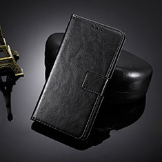 Leather Case Stands Flip Cover Holder BY5 for Nokia C20 Black