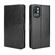 Leather Case Stands Flip Cover Holder BY5 for OnePlus 9R 5G Black