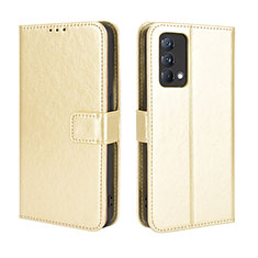 Leather Case Stands Flip Cover Holder BY5 for Realme GT Master 5G Gold