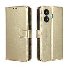 Leather Case Stands Flip Cover Holder BY5 for Realme GT Neo5 SE 5G Gold