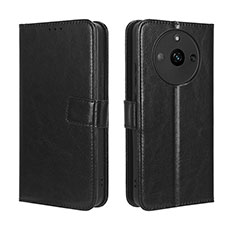 Leather Case Stands Flip Cover Holder BY5 for Realme Narzo 60 5G Black