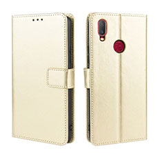 Leather Case Stands Flip Cover Holder BY5 for Vivo Y11 Gold