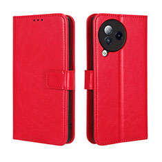 Leather Case Stands Flip Cover Holder BY5 for Xiaomi Civi 3 5G Red