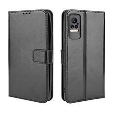 Leather Case Stands Flip Cover Holder BY5 for Xiaomi Civi 5G Black