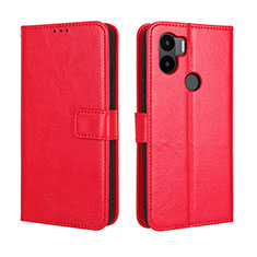 Leather Case Stands Flip Cover Holder BY5 for Xiaomi Redmi A1 Plus Red