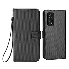 Leather Case Stands Flip Cover Holder BY6 for Xiaomi Mi 10T 5G Black
