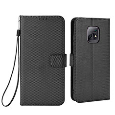 Leather Case Stands Flip Cover Holder BY6 for Xiaomi Redmi 10X Pro 5G Black