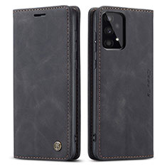 Leather Case Stands Flip Cover Holder C01S for Samsung Galaxy A33 5G Black