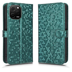 Leather Case Stands Flip Cover Holder C01X for Huawei Nova Y61 Green