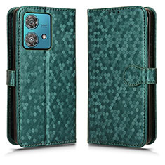 Leather Case Stands Flip Cover Holder C01X for Motorola Moto Edge 40 Neo 5G Green