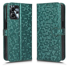 Leather Case Stands Flip Cover Holder C01X for Motorola Moto G23 Green