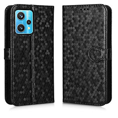 Leather Case Stands Flip Cover Holder C01X for Realme 9 Pro+ Plus 5G Black