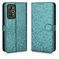 Leather Case Stands Flip Cover Holder C01X for Realme GT Neo 3T 5G Green