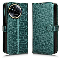 Leather Case Stands Flip Cover Holder C01X for Realme Narzo 60x 5G Green