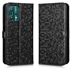 Leather Case Stands Flip Cover Holder C01X for Realme Q5 5G Black