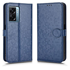 Leather Case Stands Flip Cover Holder C01X for Realme V23i 5G Blue