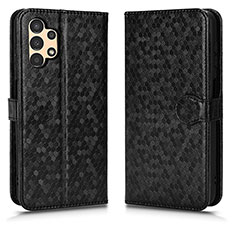 Leather Case Stands Flip Cover Holder C01X for Samsung Galaxy A13 4G Black