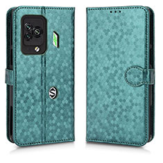 Leather Case Stands Flip Cover Holder C01X for Xiaomi Black Shark 5 Pro 5G Green