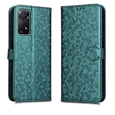 Leather Case Stands Flip Cover Holder C01X for Xiaomi Redmi Note 11 Pro 5G Green