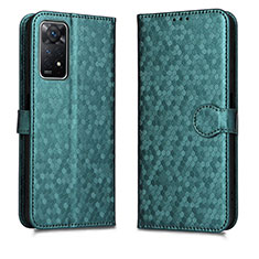 Leather Case Stands Flip Cover Holder C01X for Xiaomi Redmi Note 12 Pro 4G Green