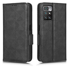Leather Case Stands Flip Cover Holder C02X for Xiaomi Mi 11i 5G (2022) Black