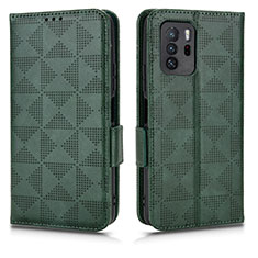 Leather Case Stands Flip Cover Holder C02X for Xiaomi Poco X3 GT 5G Green