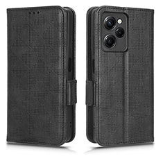 Leather Case Stands Flip Cover Holder C02X for Xiaomi Redmi Note 12 Pro Speed 5G Black