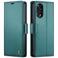 Leather Case Stands Flip Cover Holder C03S for Oppo Reno8 T 4G Green