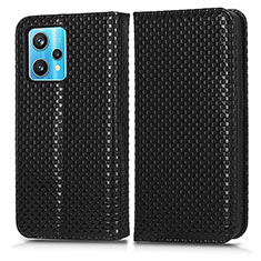 Leather Case Stands Flip Cover Holder C03X for Realme 9 Pro+ Plus 5G Black