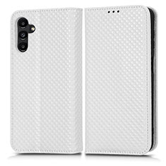 Leather Case Stands Flip Cover Holder C03X for Samsung Galaxy A13 5G White